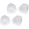 Dinntty Silicone Stiletto Heel Protectors, Clear High-Heel Caps view 4