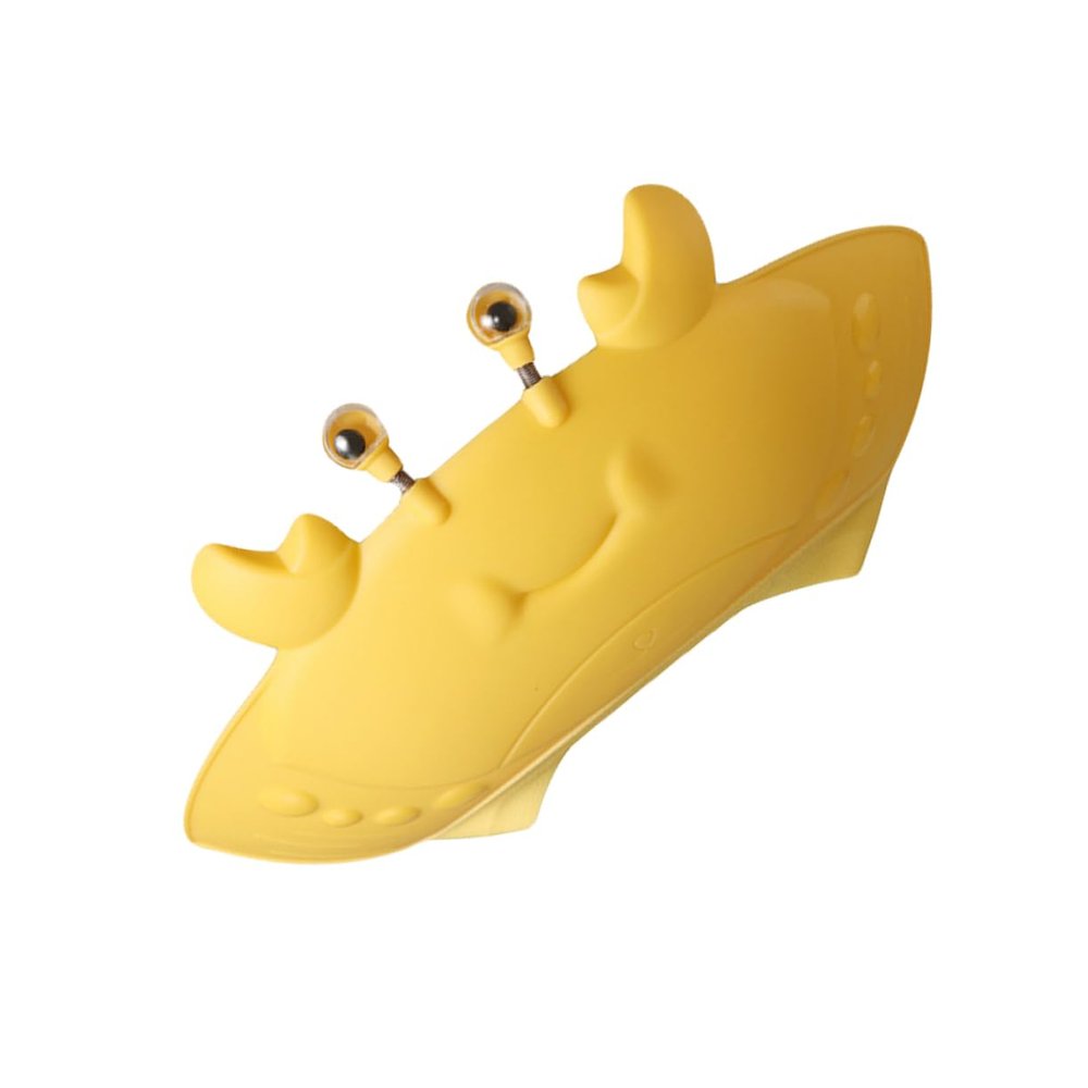 Yellow Silicone Crab Shower Cap for Children