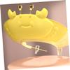 Yellow Silicone Crab Shower Cap for Children view 2