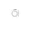 200 Metal Washers for Rimless Eyeglass Repair view 2