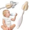 Baby Bottle Brush with Sponge Head, White, One Size view 3
