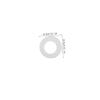 Healeved 200-Piece Metal Washers for Frameless Glasses view 2