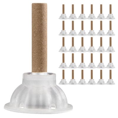 Moxibustion Sticks, Set of 50, Plastic Moxa Foil with Base