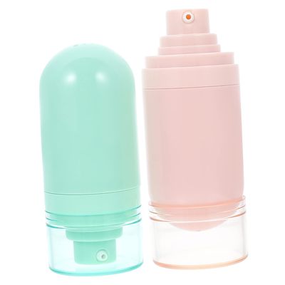 2-Pack 50 ml ABS Travel Bottles with Vacuum Pump