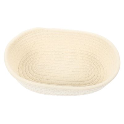 Small White Cotton Rope Storage Basket for Small Items