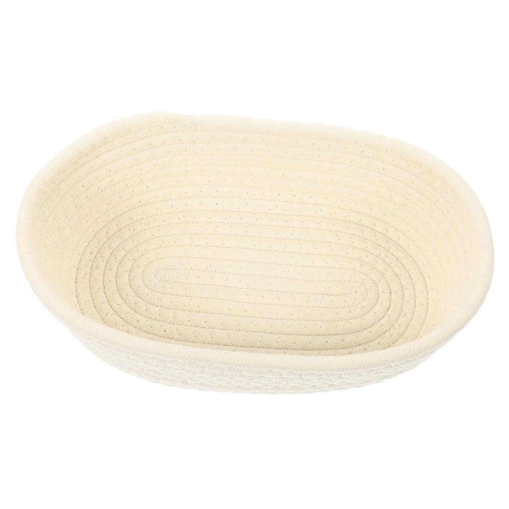 Small White Cotton Rope Storage Basket for Small Items