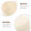 Small White Cotton Rope Storage Basket for Small Items view 3