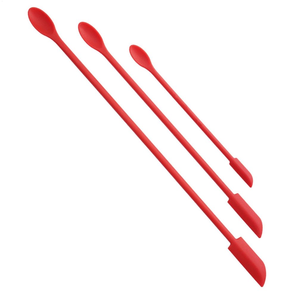 Mini Silicone Scrapers and Makeup Spatulas