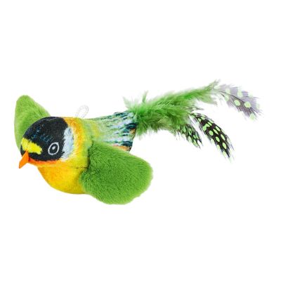 Bird Cat Toy - Simulated Chirping Flying Toy