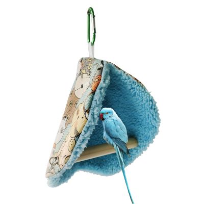 Warm Plush Bird Nest for Parrots