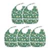 Yoogain Adjustable Baby Bibs with Snaps, Starfish and Shells, Grass Green, 2-Pack view 3