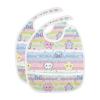 Yoogain Bow Star Cartoon Bibs with Snap Buttons, Cotton, 2-Pack, for Drooling and Teething view 1
