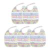 Yoogain Bow Star Cartoon Bibs with Snap Buttons, Cotton, 2-Pack, for Drooling and Teething view 3