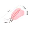 Pink Silicone and Stainless Steel Adjustable Nose Clip view 2