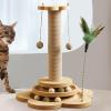 4-in-1 Cat Tree with Rotating Platform view 3