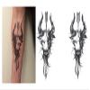 2 Sheets Temporary Bull Tattoo, Bull Head and Arrow Designs view 1