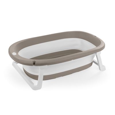 Dolu Foldable Baby Bathtub, Stone Grey