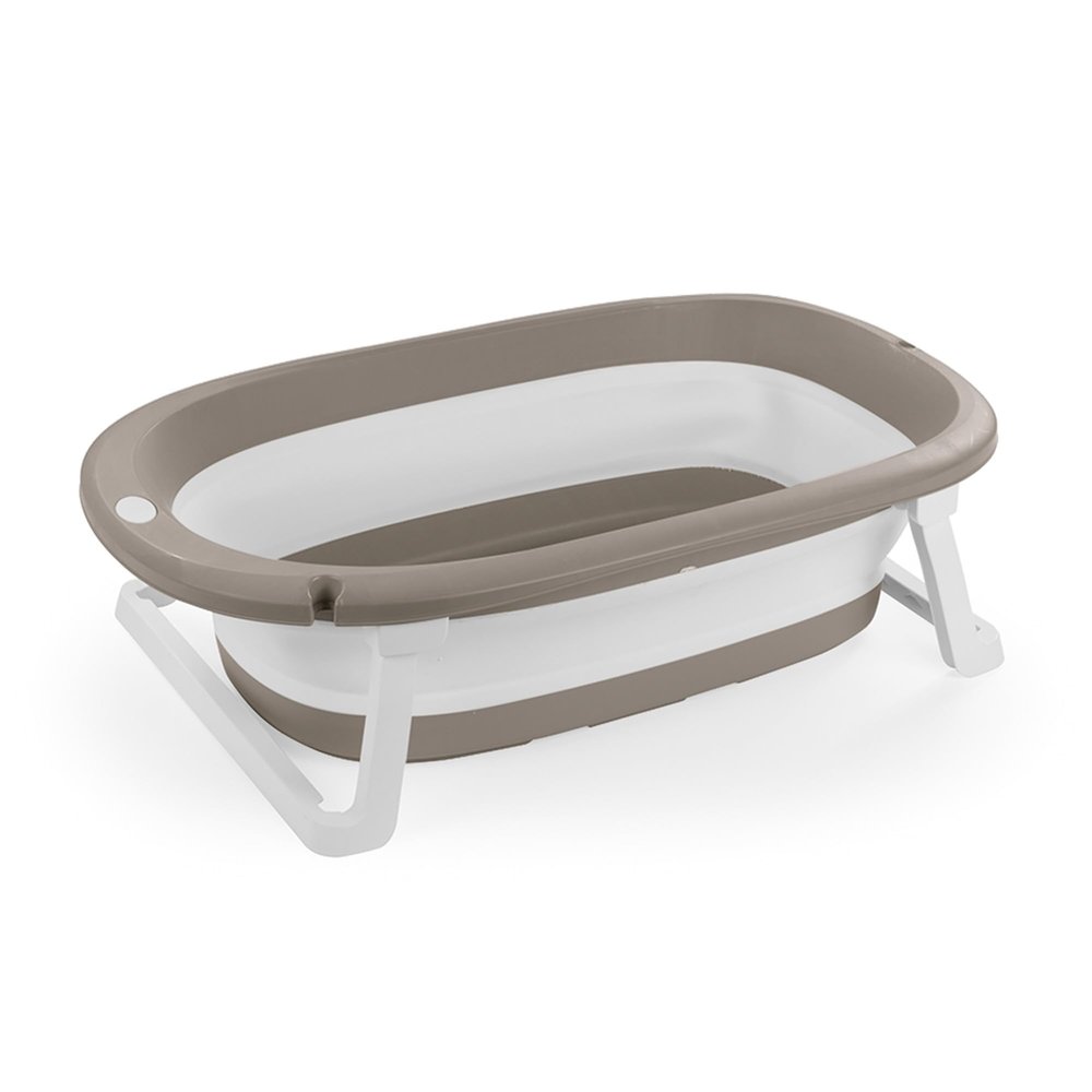 Dolu Foldable Baby Bathtub, Stone Grey