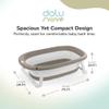 Dolu Foldable Baby Bathtub, Stone Grey view 4
