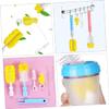 ibasenice 6-Piece Cleaning Brush Set with Straw Cleaner, Bottle Brush, Baby Brush, and Sponge view 3