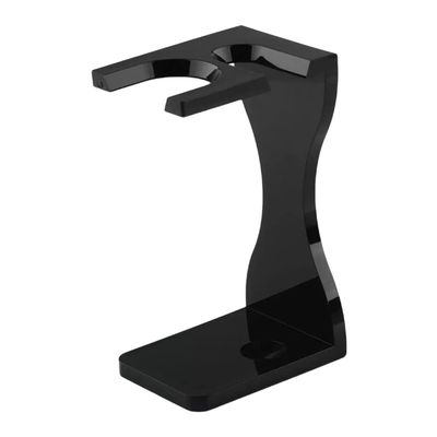 FRCOLOR Black Acrylic Shaving Brush Stand