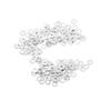 TOVINANNA 200 Flat Metal Washers for Rimless Eyeglass Repairs, Silver view 1