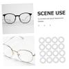 TOVINANNA 200 Flat Metal Washers for Rimless Eyeglass Repairs, Silver view 3