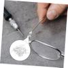 TOVINANNA 200 Flat Metal Washers for Rimless Eyeglass Repairs, Silver view 4