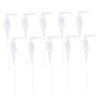 White PP Plastic Pump Heads, 15-Pack, for Emulsions, R24 view 1