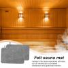 Sauna Cushion, 2-Piece Sauna Mat | Water-Absorbent Sauna Seat Cushion view 3