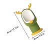 JOINPAYA 1-Piece Cartoon Elk Urinal for Boys, Practical Toddler Potty Training Urinal, BPA-Free Material with Urine Splash Guard, Green view 2