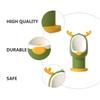 JOINPAYA 1-Piece Cartoon Elk Urinal for Boys, Practical Toddler Potty Training Urinal, BPA-Free Material with Urine Splash Guard, Green view 4