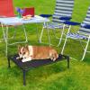 Elevated Dog Bed with Canopy view 2