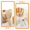 TOVINANNA Body Exfoliation Set with Wooden and Polyester Tools view 2