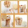 TOVINANNA Body Exfoliation Set with Wooden and Polyester Tools view 4