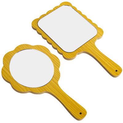 TOVINANNA 2-Piece Hand Mirrors, Small Cosmetic Mirrors for Travel