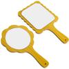 TOVINANNA 2-Piece Hand Mirrors, Small Cosmetic Mirrors for Travel view 1