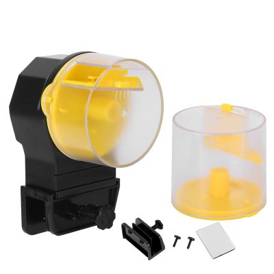 Automatic Fish Feeder for Aquariums, Dry Granules and Flakes, Blue