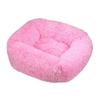 Plush Washable Dog Bed, Calming Pet Bed, Small to Large Dogs, XS-XL, Pink, S (55 x 45 cm) view 1