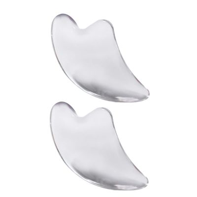 TOVINANNA 2-Piece Transparent Gua Sha Scraping Board Set