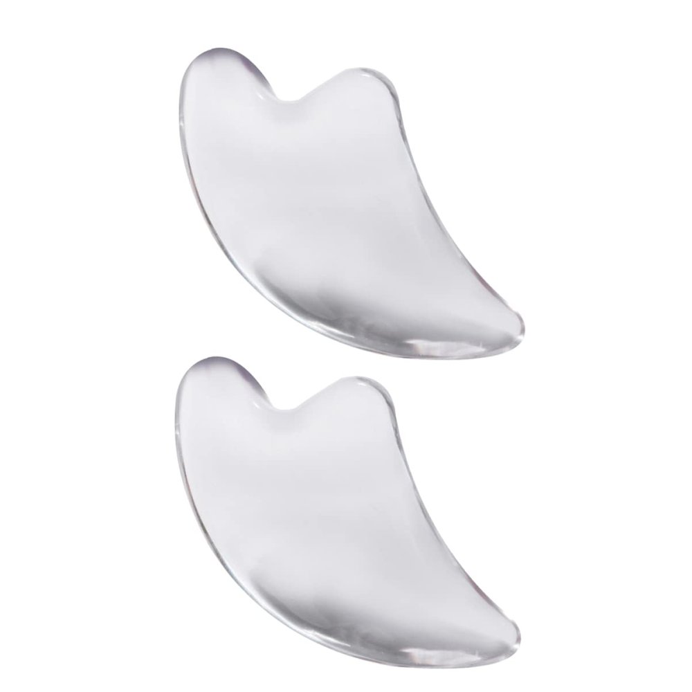 TOVINANNA 2-Piece Transparent Gua Sha Scraping Board Set
