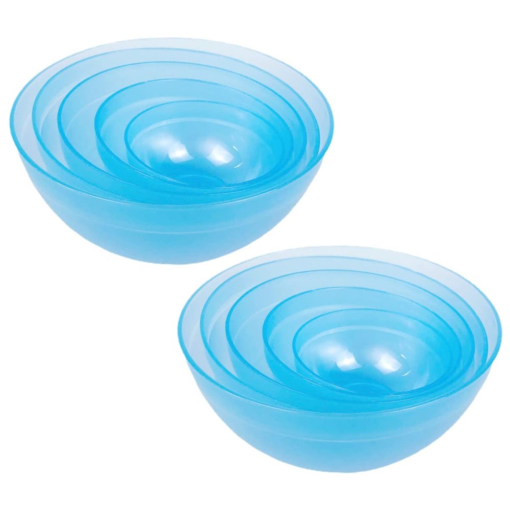 Plastic Facial Mask Bowls for Salon and Home, 10 Pieces