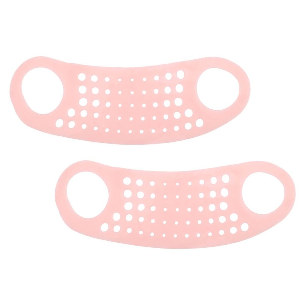 minkissy Facial Lifting Strap, Comfortable Fit with Soft Silicone Straps, Face Lifting and Double-Chin Reduction Device, 2 Pieces for Home and Travel