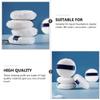 TOVINANNA 3-Piece Fluffy Powder Puffs with Ribbons for Face and Body view 3