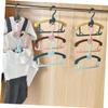 Cabilock 20-Piece Elephant-Shaped Expandable Children's Hangers, PP, Non-Slip, Random Color view 2