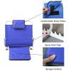 Adjustable Sit-Up Bed Backrest, Sandy Beach Blue view 4