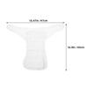 Reusable Cotton Cloth Diaper Inserts, 5-Pack, L, White view 2