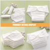 Reusable Cotton Cloth Diaper Inserts, 5-Pack, L, White view 3
