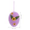 2-Piece DIY Easter Egg Hanging Ornament Set with Realistic Shape view 2