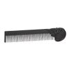 Skull Design Zinc Alloy Comb, Black, Portable view 1